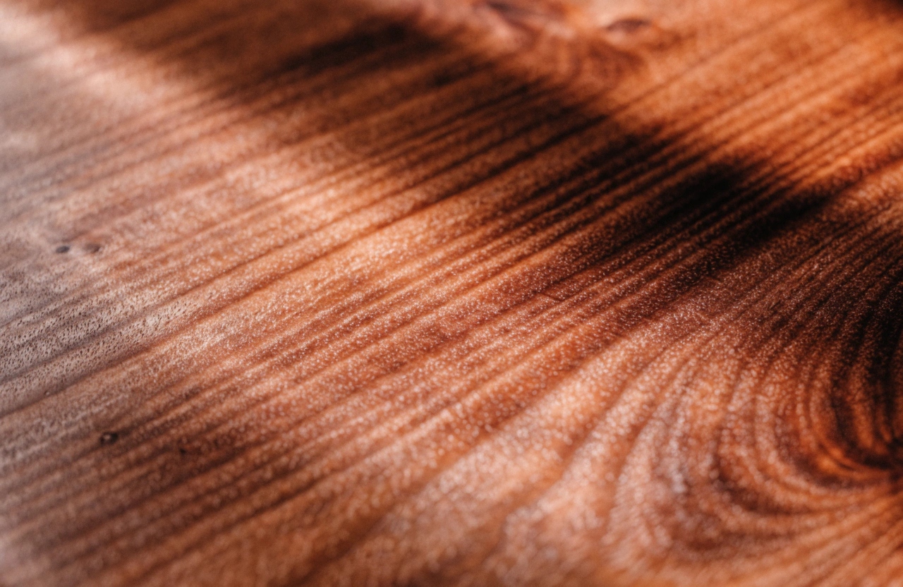 Premium hardwood decking with rich natural grain