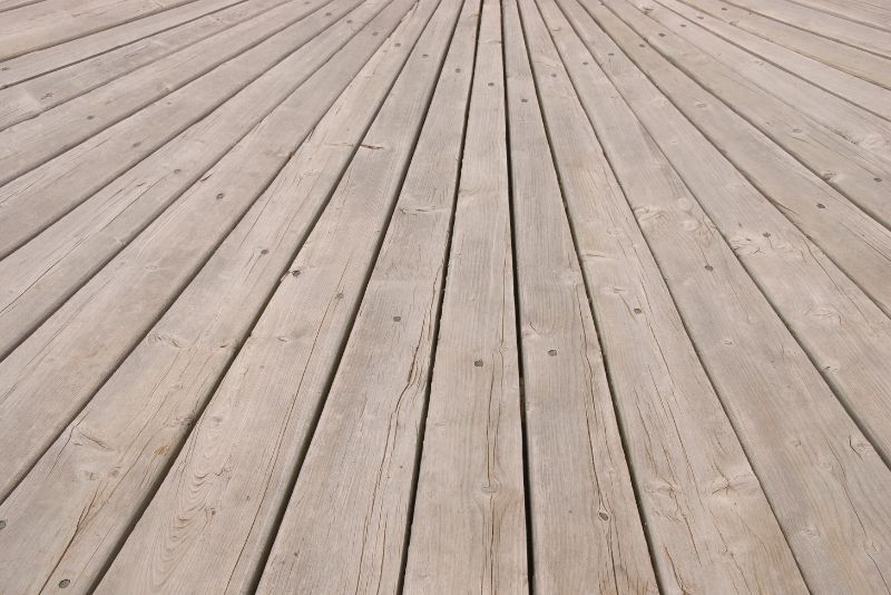 a deck floor pattern in Central Coast