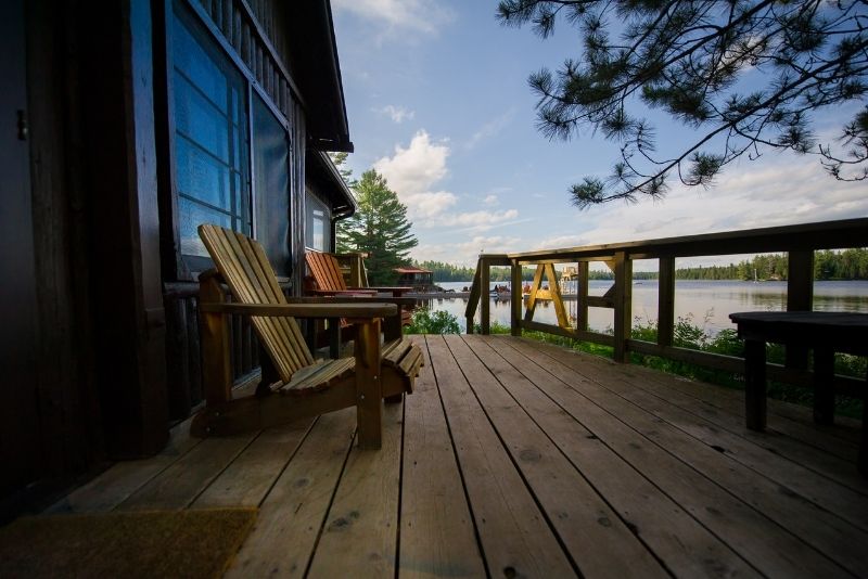 outdoor house extention with durable timber decking