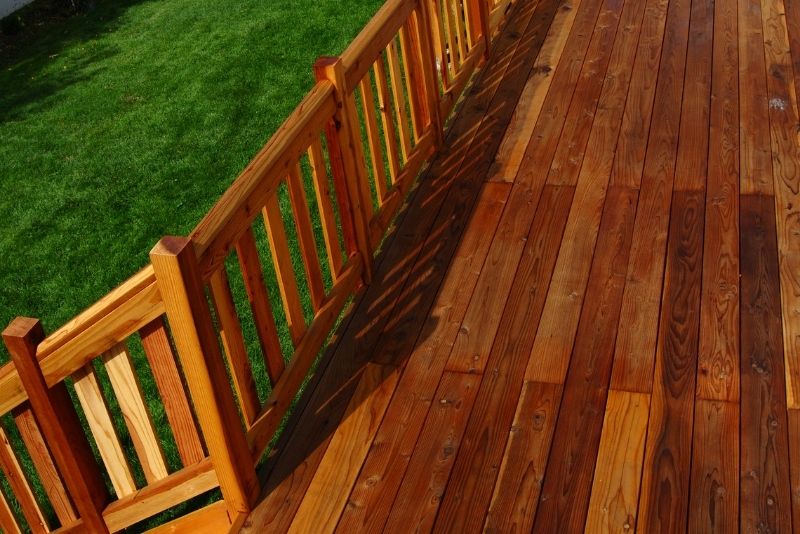 wooden material used for stunning decking